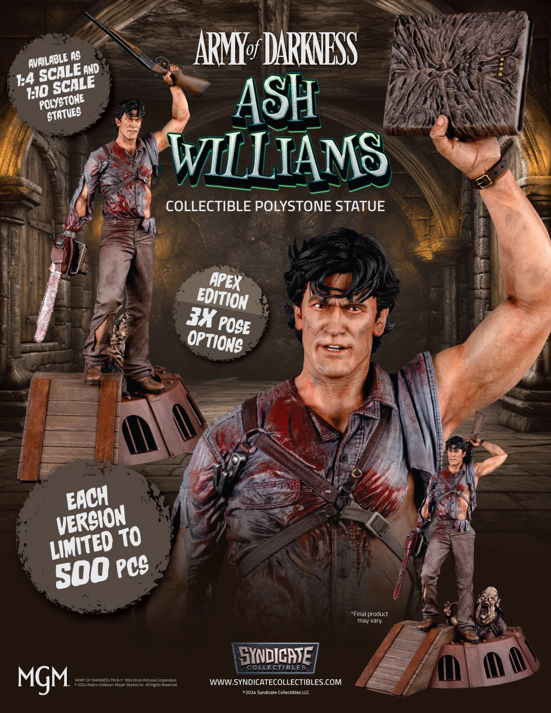 ASH STATUE APEX: 1:4 EVIL DEAD ARMY OF DARKNESS - Image 6