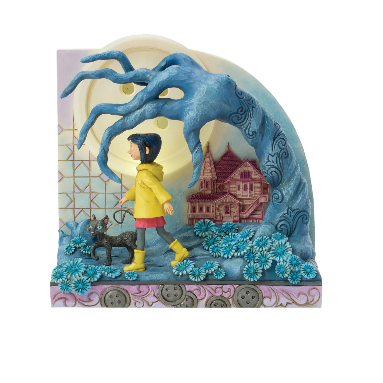 PRE-ORDER Coraline by Jim Shore | Coraline Claw Tree and Moon | Figurine