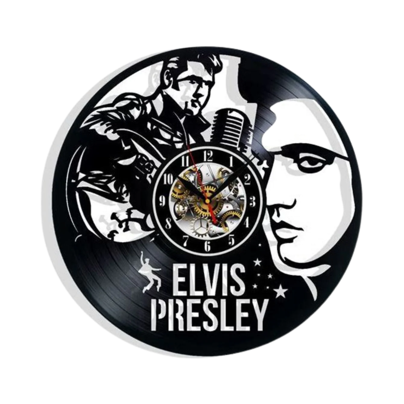 Elvis Presley Vinyl Wall Clock