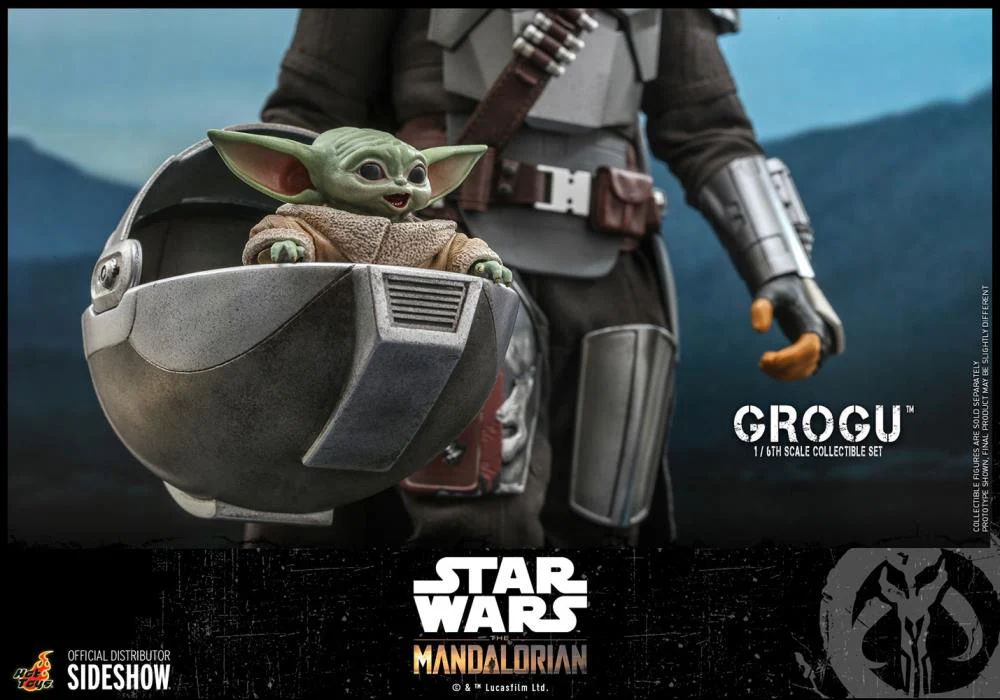The Mandalorian TMS043 Grogu 1/6th Scale Collectible Figure Set - Image 4