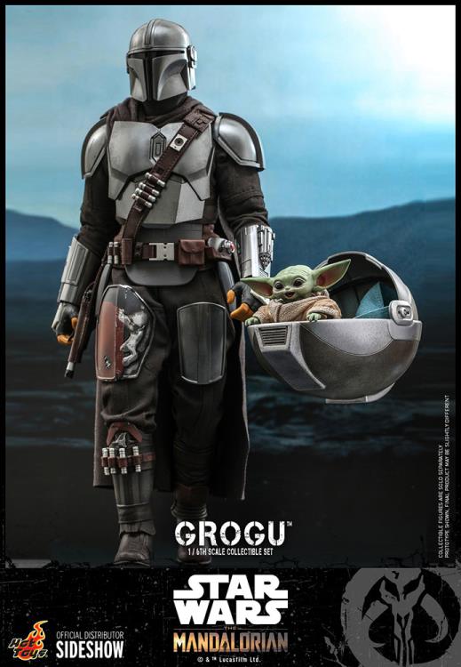 The Mandalorian TMS043 Grogu 1/6th Scale Collectible Figure Set - Image 5
