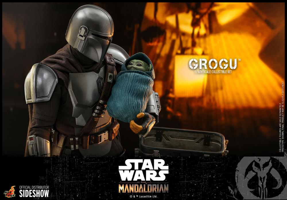 The Mandalorian TMS043 Grogu 1/6th Scale Collectible Figure Set - Image 6