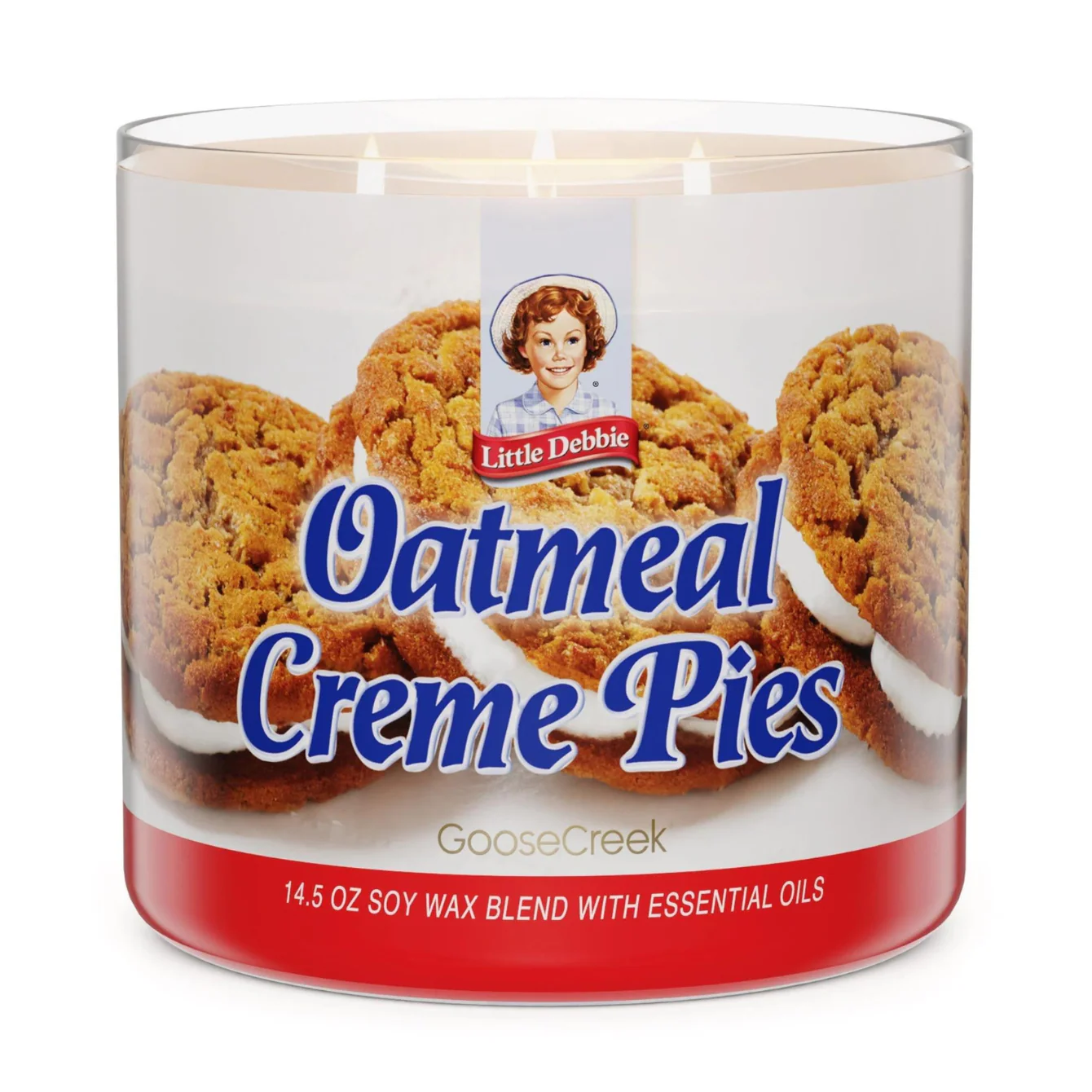 OATMEAL CREME PIES LITTLE DEBBIE ™ 3-WICK CANDLE