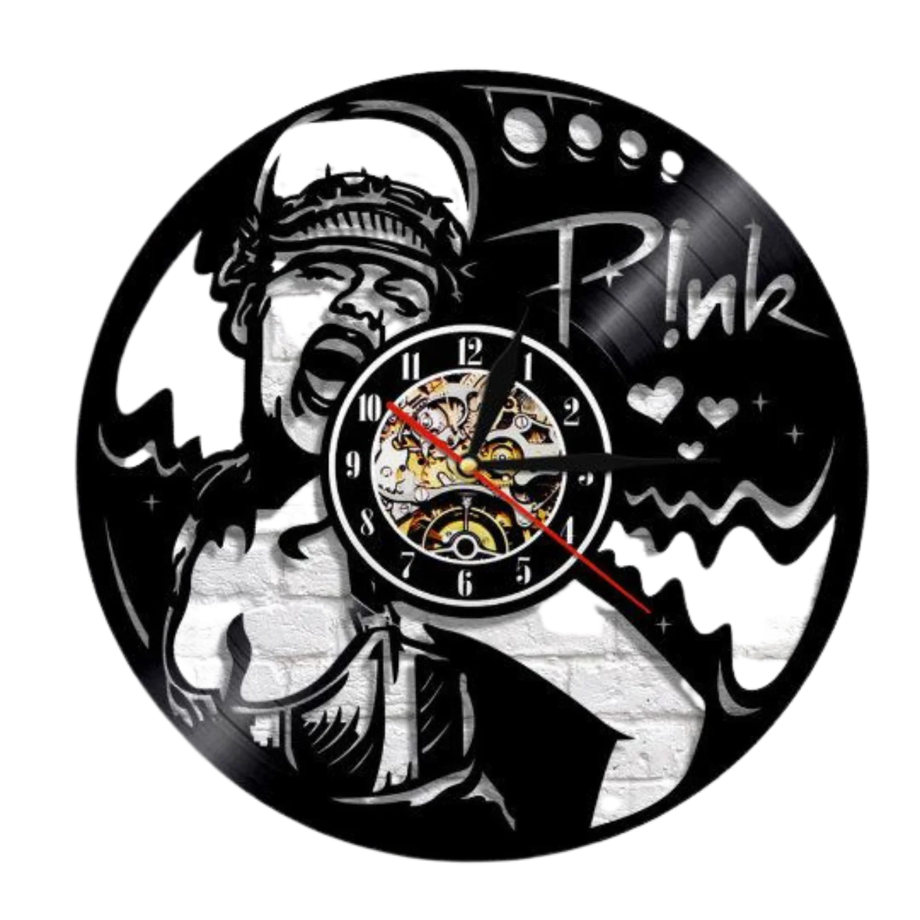 Pink Wall Clock