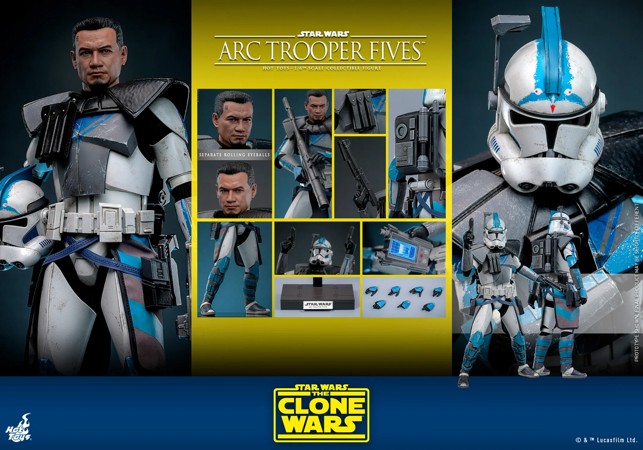 ARC TROOPER FIVES™ Sixth Scale Figure by Hot Toys - Image 2