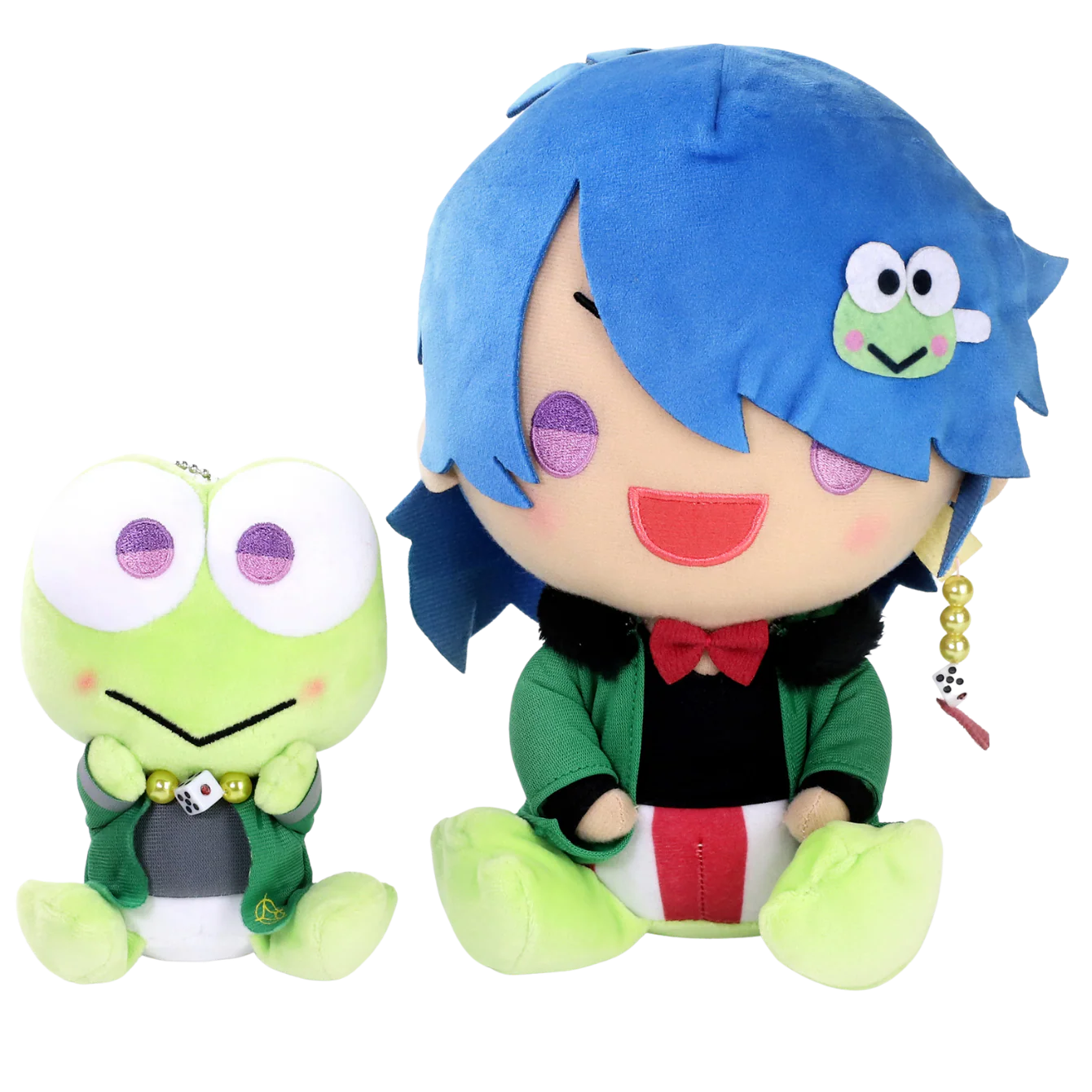 Hypnosis Mic: SANRIO NAKAYOKU EDIT Plush Set / Dice Arisugawa x Kerokerokeroppi