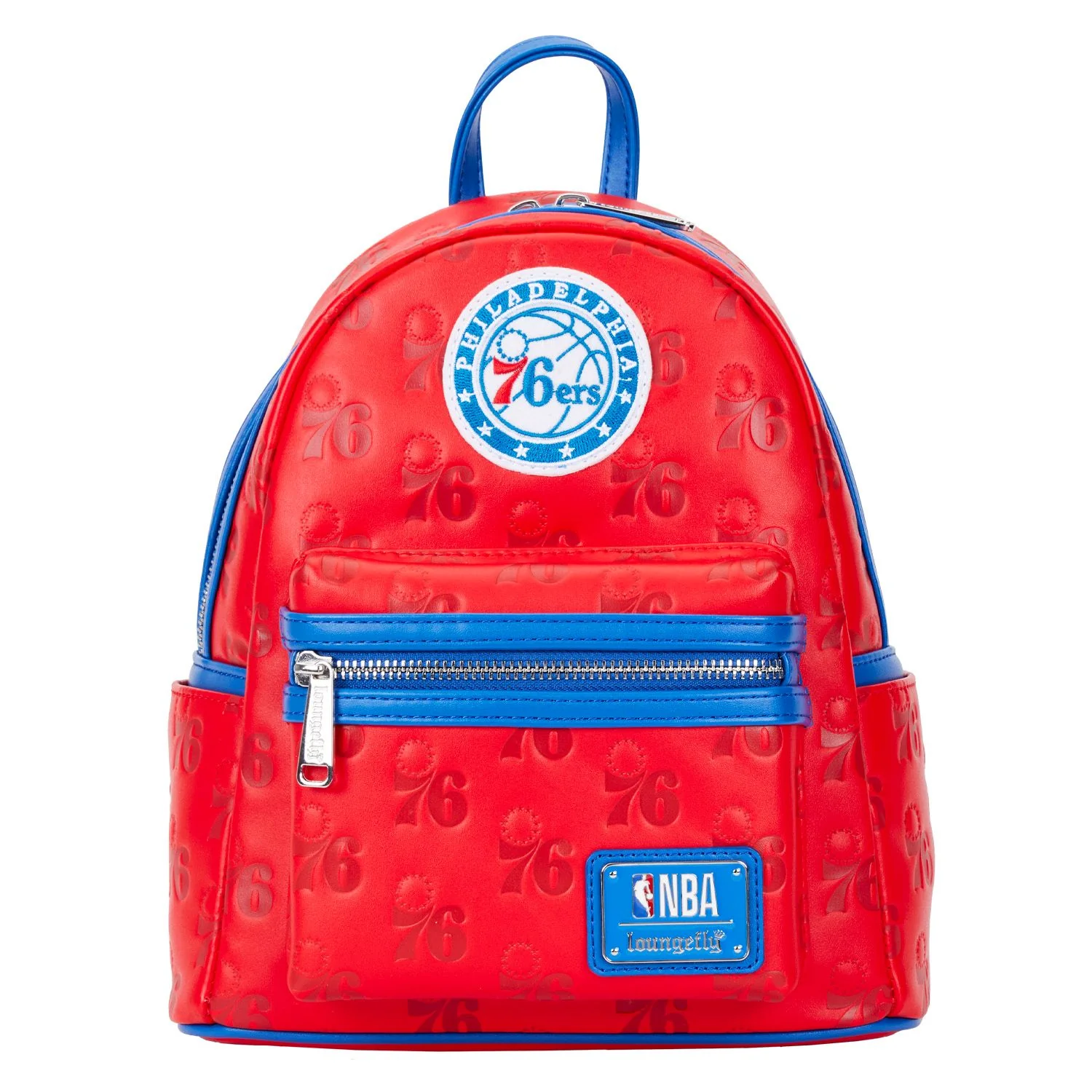 CLEARANCE Loungefly NBA Philly 76ers Debossed Logo Mini Backpack