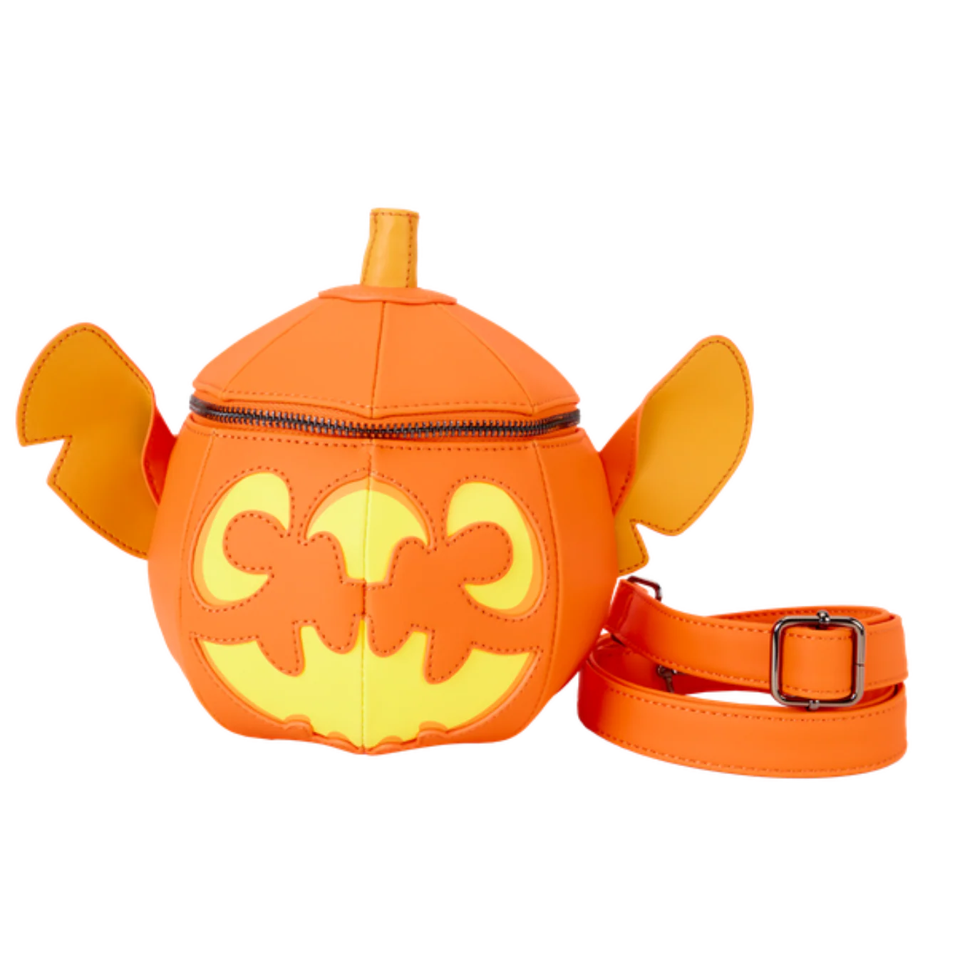 Loungefly Stitch Figural Pumpkin Crossbody Bag