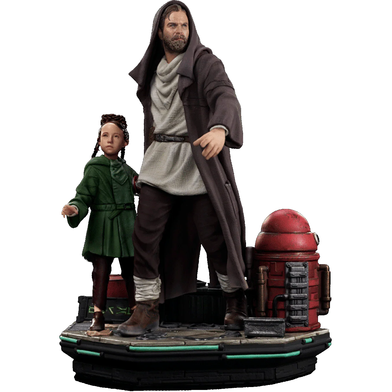 Star Wars: Obi-Wan Kenobi Obi-Wan and Young Leia Deluxe 1/10 Art Scale Limited Edition Statue