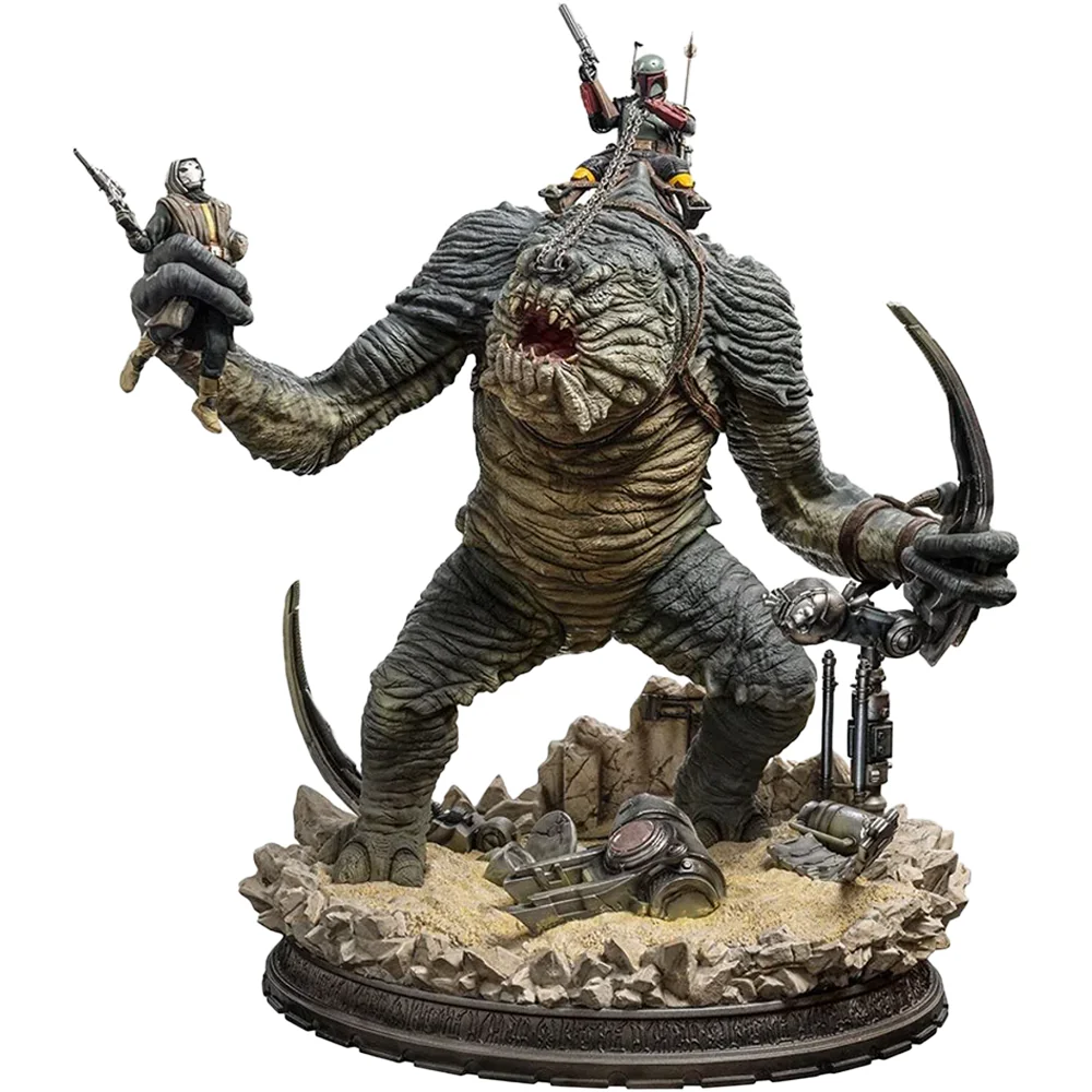 Statue Boba Fett & Rancor - The Book of Boba Fett - Demi Art Scale 1/20 - Iron Studios