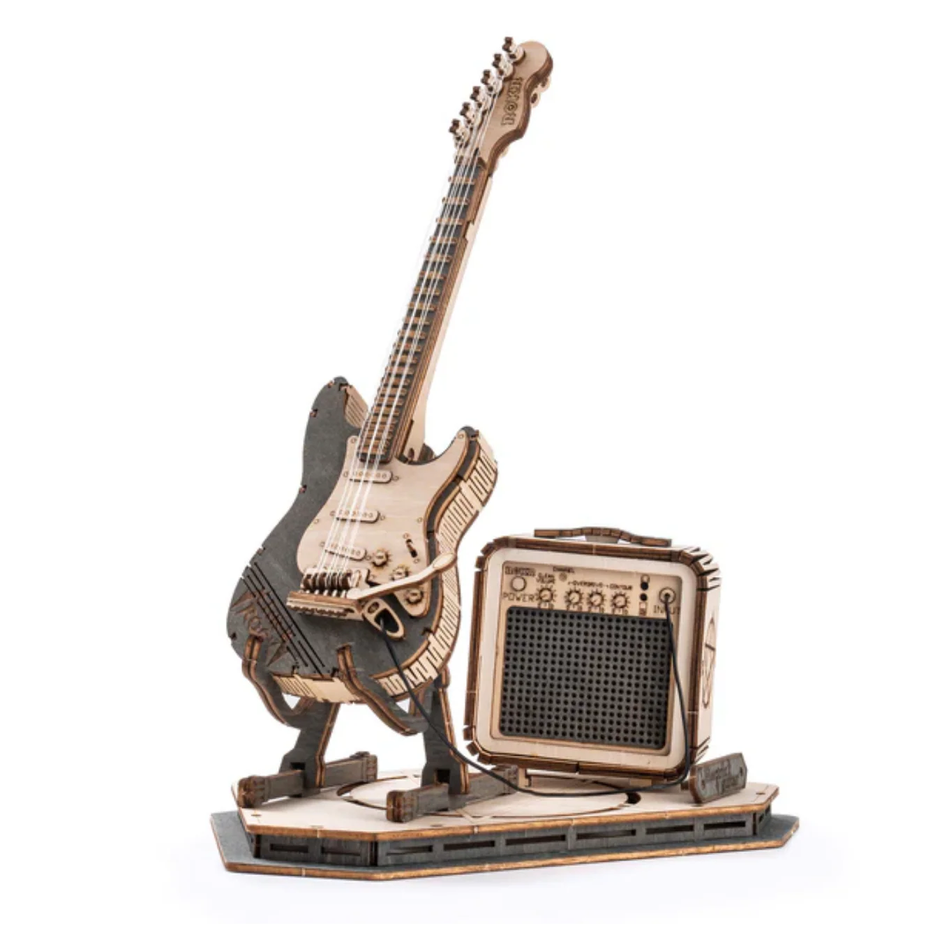 ROKR Electric Guitar Model 3D Wooden Puzzle TG605K