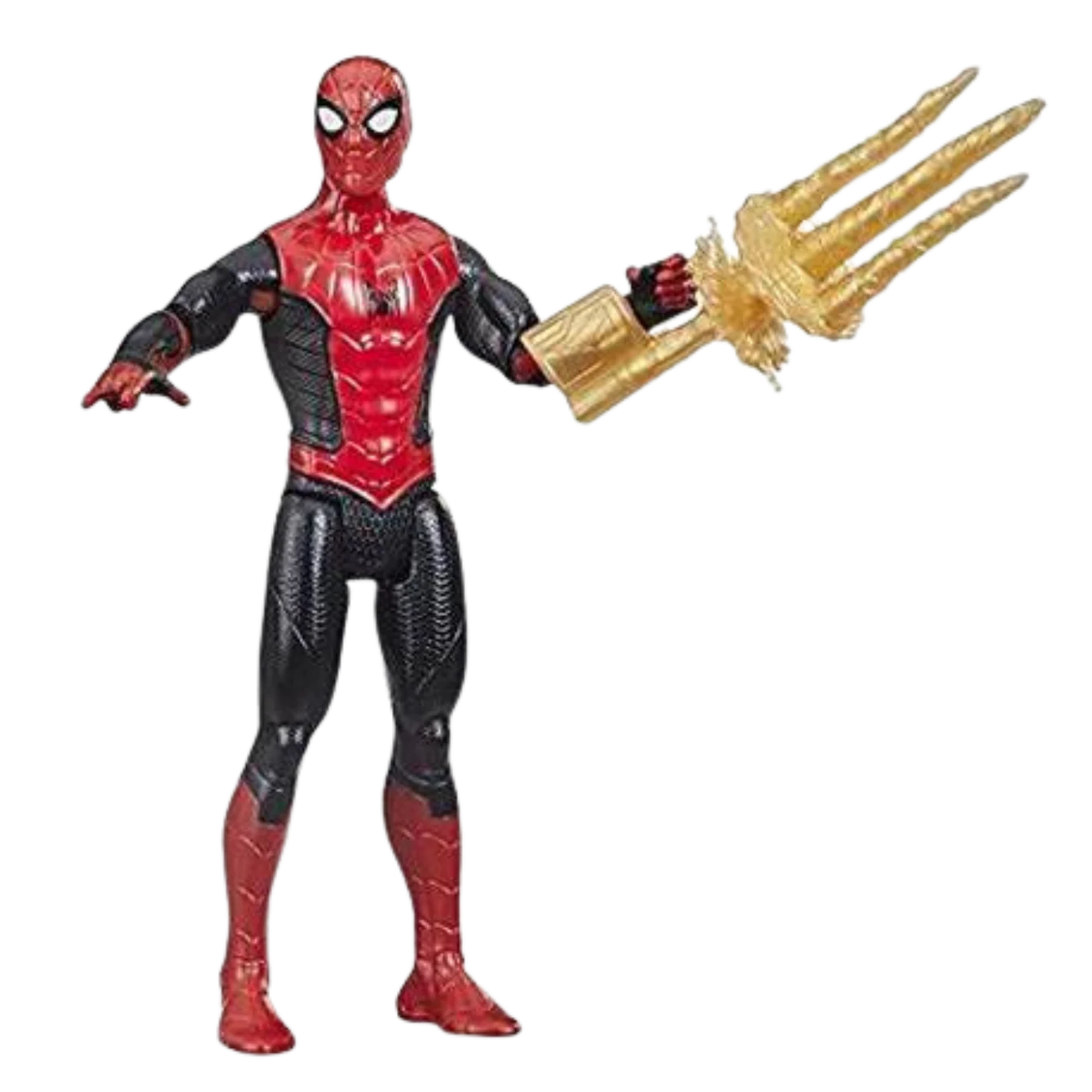 Spider-Man Marvel 6-Inch Mystery Web Gear Upgraded Black and Red Suit Action Figure