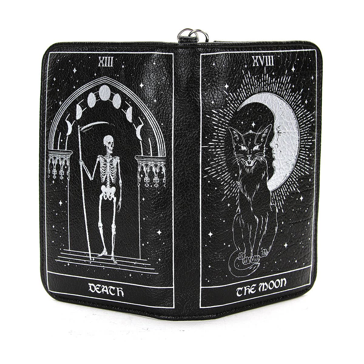 Tarot Card Wallet DEATH The moon