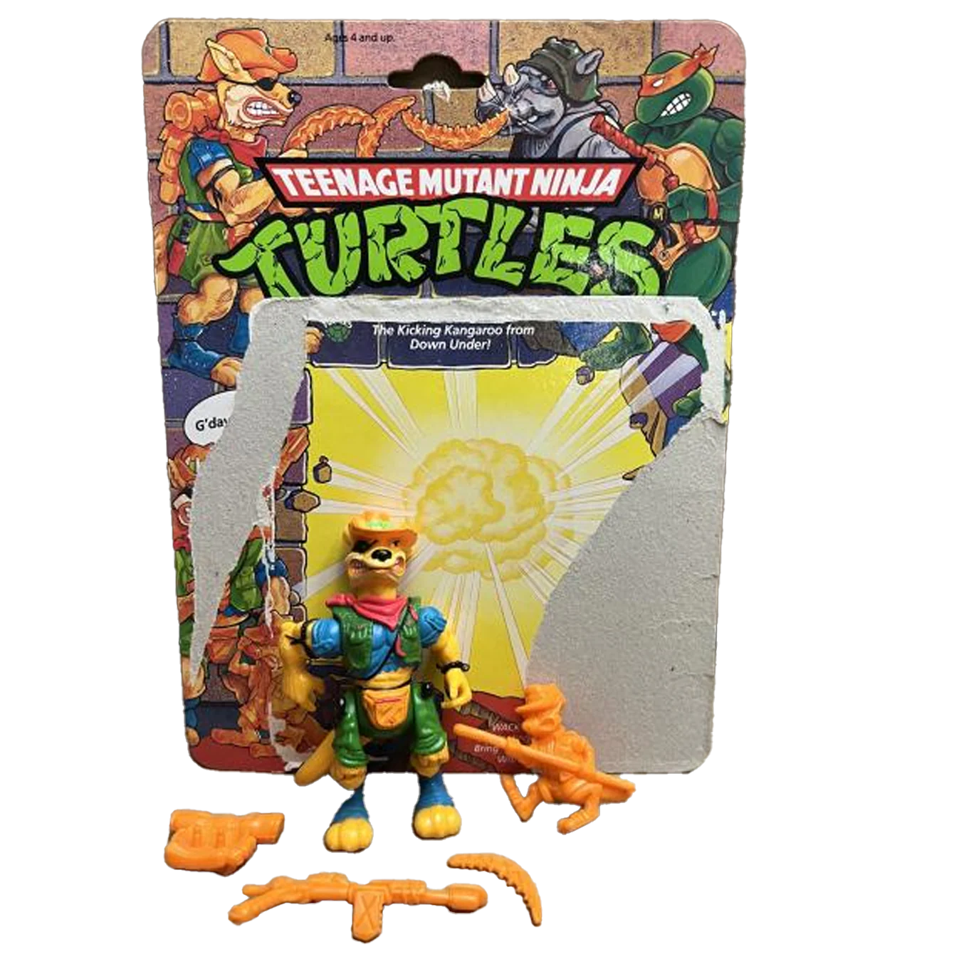 TMNT 1991 Walkabout Action Figure Teenage Mutant Ninja Turtles Playmates