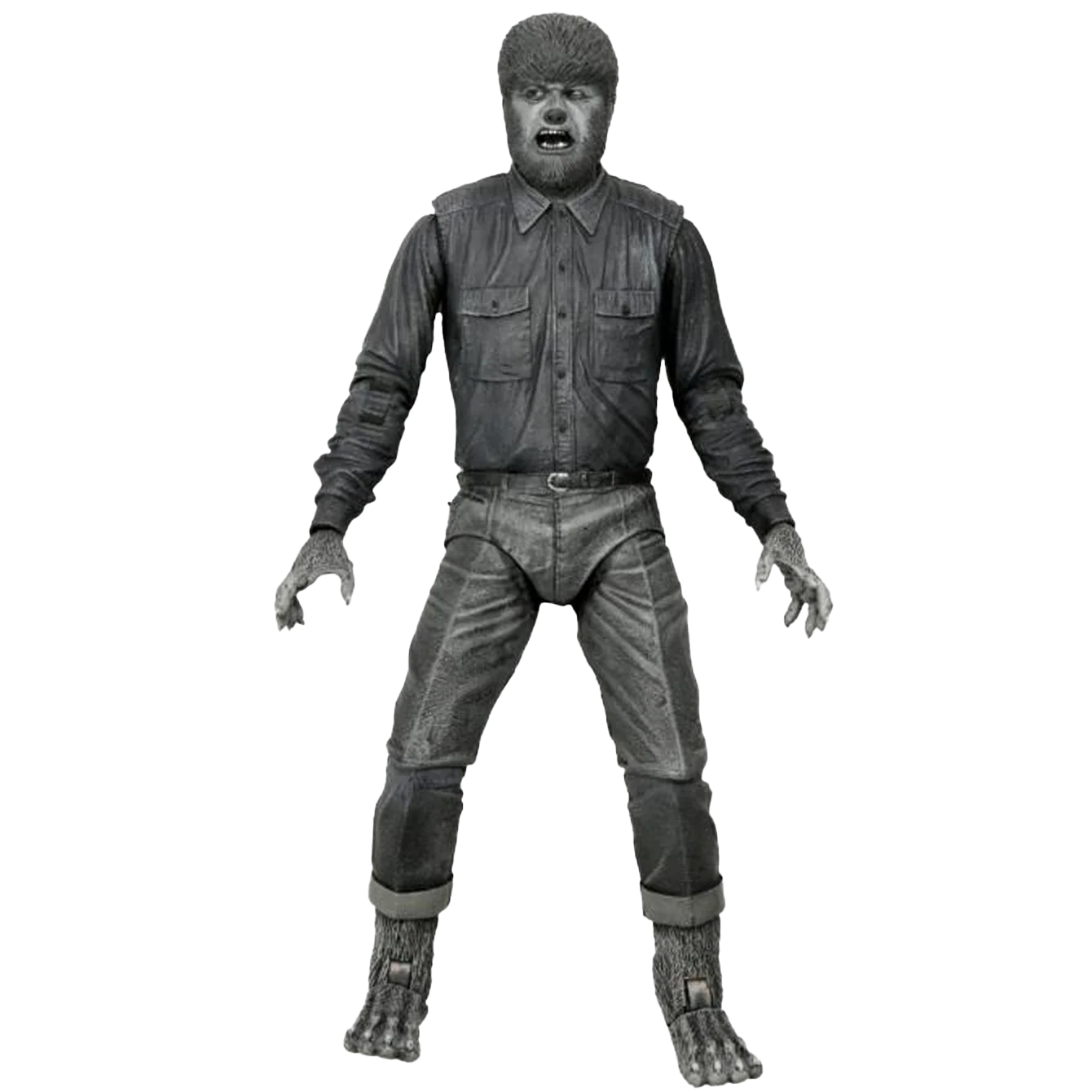 Universal Monsters Ultimate The Wolf Man (Black & White) Figure